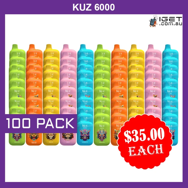 KUZ – 6000 PUFFS – 100 PACK