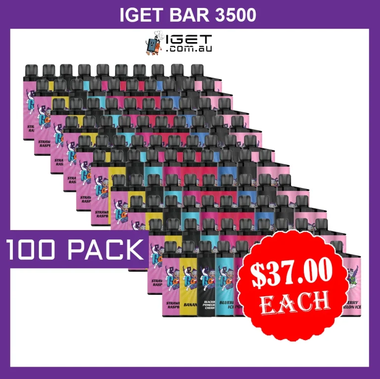 IGET BAR – 3500 PUFFS – 100 PACK